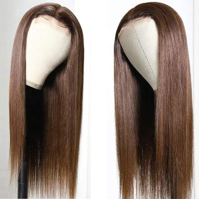 China Good Quality Virgin Body Wave Lace Front Human Hair HD Brazilian Wigs Lace Closure With Baby Hair Long 13x4 13x6 Straight Lace Front Wig for sale