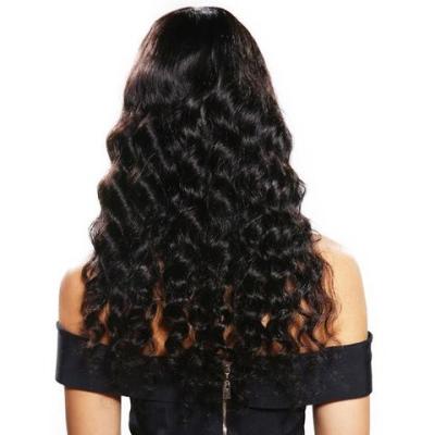 China Free Shipping Loose Wave Cambodia/Indian Virgin Hair Wigs,Unprocessed Virgin Hair Loose Wave 4x4 Lace Closure Wig For Blaclk Women for sale