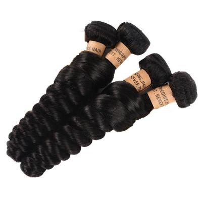 China China High Quality LOOSE DEEP WAVE Human Hair Bundles 4 Bundles Brazilian Hair Loose Wave Bundles With Lace Closure For Women for sale