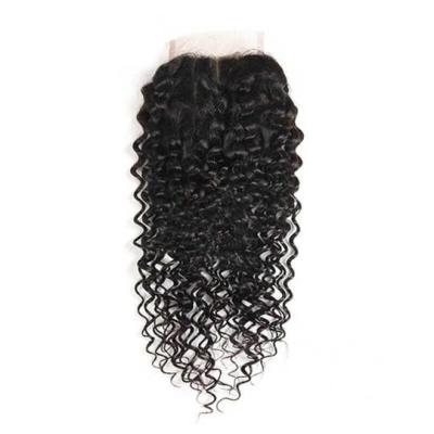 China Wholesale Brazilian Curly 10-32 Inch Curly With Headband 4 Bundles With 13*4 Lace Frontal And Natural Color Curly Hair Extension for sale