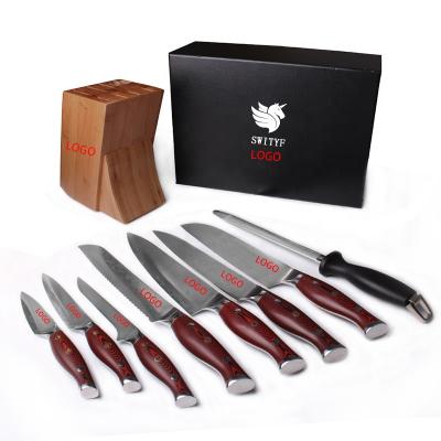 China 67 Layer Blade Knives Damascus Kitchen Knife vg10 Sustainable Steel Core Set Kitchen Tools Knife Set for sale