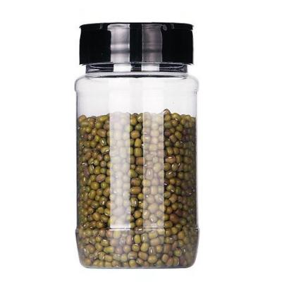 China YiHai Spice Jar 240ML Plastic Sustainable Pet Container With Flip Top Lid Round Plastic Spice Bottle Herbs Powders Seasoning Shaker for sale