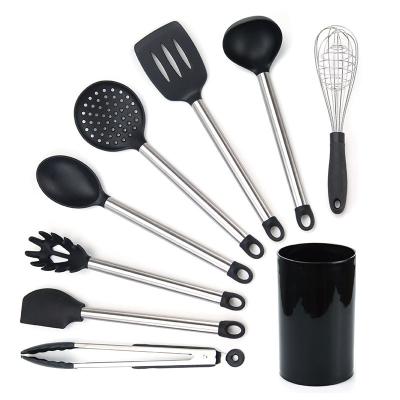 China Sustainable YiHai Kitchen Tools Cooking Kitchen Utensil Set Silicone And Wooden Utensils Set 12 Pcs Nylon And Stainless Steel Kitchen Utensils for sale