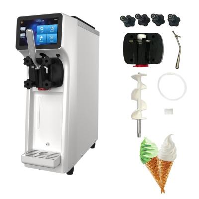 China Snack Factory YiHai Ice Cream Machine 1000W Commercial Single Flavor Ice Cream Machine 2.7 To 4 Gal/H With Auto Touch And Clean LCD Display for sale