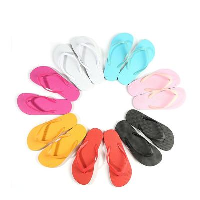 China 2021 Fashion Disposable Summer Sugar Color Rubber Sole Slides Slippers Sandals Flip Flops Customized Copy for sale