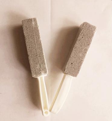 China Scouring Stick with Short Handle Pumice Stick Cleaner Pumice Stick Cleaner Pumice Stone for Removing Toilet Bowl Ring Po for sale