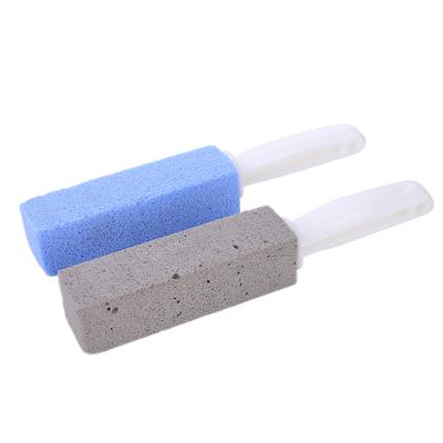 China Pumice Stone For Toilet Cleaning Brush Pumice Stone Toilet Bowl Cleaner with Handle Pumice Stone Toilet Brush for sale