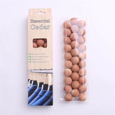 China Natural fresh red cedar wood balls moth balls,aromatic cedar balls for sale