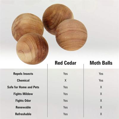 China Cashmere Protection Cedar Wood Ball for Clothes Storage for sale