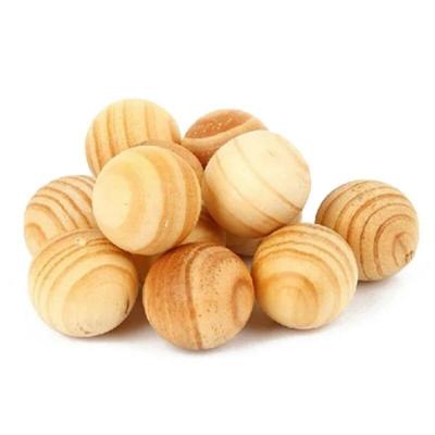 China 2022 cedar ball air freshen scented cedar wood balls cedar balls moth for sale