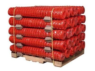 China Orange Warning Barrier Fence Separating Area Easily for sale