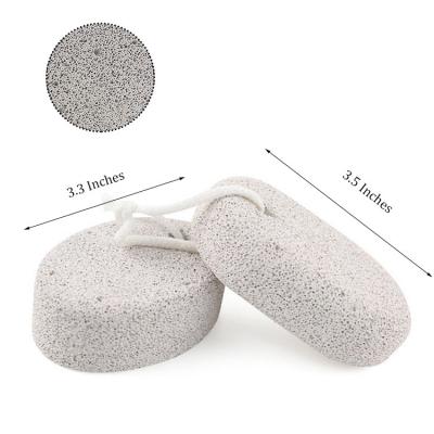 China Premium Hard Dead Skin Callus Remover Foot Scrubber File Custom 2 Pcs Exfoliating Natural Pedicure Pumice Stone for Feet for sale