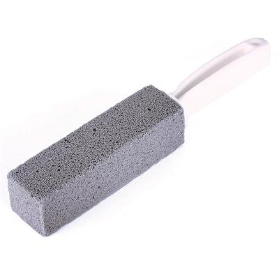 China Newest Sale Multi-Purpose Pumice Stone Cleaning Stick,BBQ Grill Cleaning Glass Foam Pumice Stone With Handle for sale