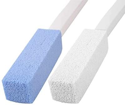 China Pumice Stone Multi-Purpose Bathroom Cleaner - Natural Pumice Stone Scrubber with Extra Long Handle - Perfect for Remove for sale