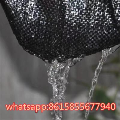 China PP PE Woven Plastic Weed Control Block Mat Fabric Cloth Weed Barrier Non Woven Weed Mat For Agricultural Ground Cover for sale