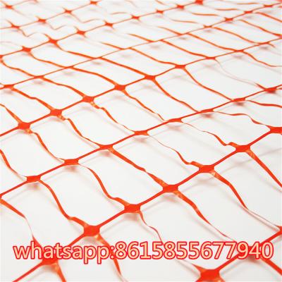 China 4' x 100' 14Lb Orange Oval Safety/Snow Fence for sale