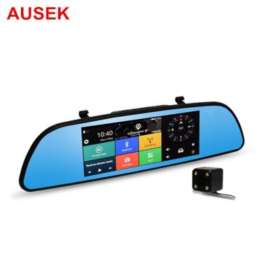 China Newest NIGHT VISION full hd 1080p 7inch wifi gps car camera rear view mirror dashcam for sale