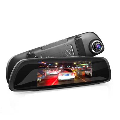 China PARK MODE Full HD 1080P Car Dvr Dash Cam Mirror, 7.0 Inch Front And Rear Dual Dash Dual Camera Cam for sale