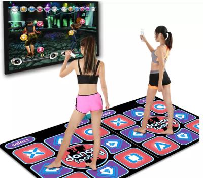 China Dance Mat Pad Electronic Dance Mat Wireless Double Pad Kids OEM Box Body Slimming Relax Massage USB Light Up Dance Floor Double Mat for sale