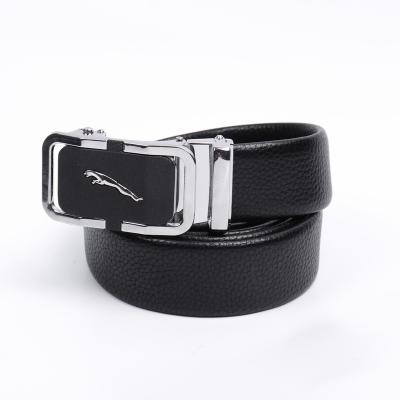 China 2021 Cowhide Custom Design Luxury Automatic Cowhide Men's Leopard Head Buckle Belt for sale