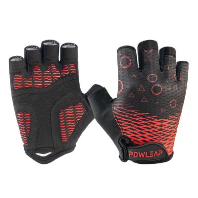 China Half Finger Bike Gel Cycling Outdoor Cycling Gloves Comfortable Men's Mtb Mountain Bicycle Breathable Shockproof Sports Gloves Unisex Recycling for sale