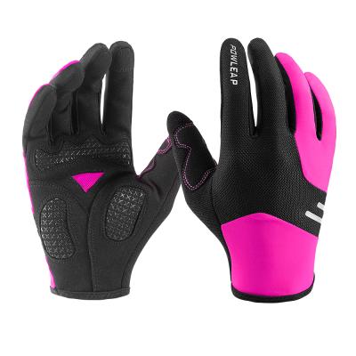 China 2020 Breathable Cheap Full Finger Men Cycling Gloves Street Biker MTB BMX Bike Gel Palm Riding Gloves for sale