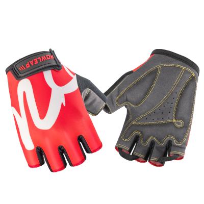 China Breathable Fingerless Cycling Shock Absorption Abrasion Resistant Elastic Cycling Glove Unisex Recycling Glove For Women Men for sale