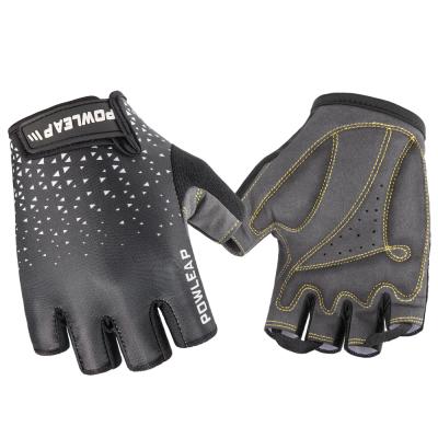 China Protective Abrasion Resistant Bicycle Riding Gloves Shape Gym Fingerless Wrist Cycling Cycling Glove For Man Woman for sale