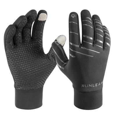 China Best Non-Slip Thermal Fleece Non-Slip Thermal Touch Screen Gloves Winter Cold Weather Sports Gloves Running Ski Manufacturer for sale