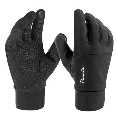 China Winter Running Breathable Cold Weather OEM Touch Screen Windproof Sport Thermal Running Gloves For Women Men for sale