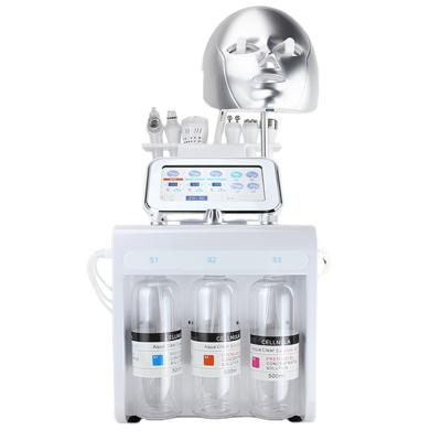 China Hot Selling Acne Treatment 8 In 1 H2O2 Water Hydraulic Dermabrasion Multi Function Beauty Equipment Blackhead Suction for sale