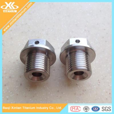 China Drilled Titanium Oil Drain Plug Bolts for sale