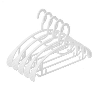 China Eco-Friendly Clothes Hanger Custom Cheap Clothes Pants Plastic Display Hangers Rack Model Hanger Stand Clothes Drying Rack Stand Clothes-Hanger White for sale