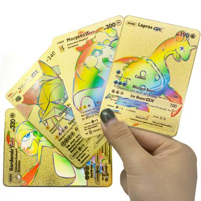 China Gift certificate/game/trade/collection/souvenir etc. ready to ship! Set 1 Edition Charizard GX Rainbow Charizard Vmax Metal Trading Game Low Card for sale