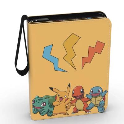 China Trading Card Holder Custom 400 Pockets Baseball Card Binding Holder Carrying Case Cover Compatible With Pokemon Card for sale