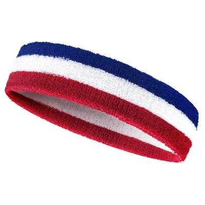 China 2021 Outdoor Sports Or Indoor Sports Fashion Sweatbands Customize Logo Terry Headband Running Sweatband for sale