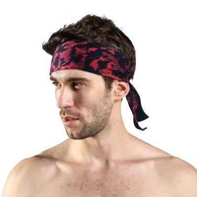 China Fashion Universal Red Headband Sports Workout Headband Custom Headband for sale