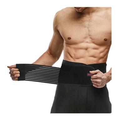 China Lightweight Unisex Elastic Compression Waist Support Belt Fitness Waist Trainer Adjustable Slimming Bodysuit for sale