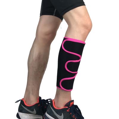 China Custom Adjustable Neoprene Compression Calf Sleeve Shin Guard For Football Eco - Friendly for sale