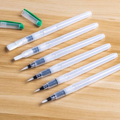 China Amazon Hot Selling 6pcs Nylon Water Brush Set for Painting with Opp Packing for sale