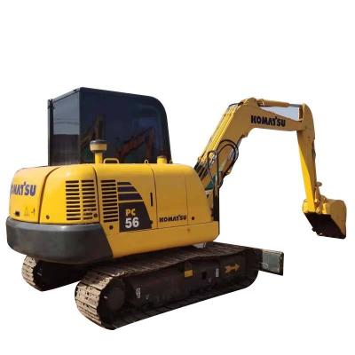 Chine Construction work better price used KOMATSU PC56-7 crawler excavator 5 ton mini earth moving machine in good condition à vendre