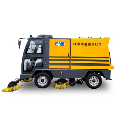 China Factory Commercial Pure Electric Vacuum Four Wheel Road Cleaning Equipment for sale