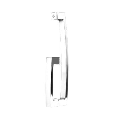 China G Shape square pipe Back To Back Stainless Steel 304 Glass Door Handle for Shower Room for sale