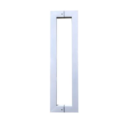 Китай High Quality square shape stainless steel 304 glass door handle for bathroom продается