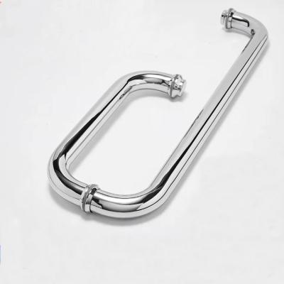 China G-shape Stainless Steel Hardware Handles Glass Door Handle Shower Interior Pull Glass Door Handle zu verkaufen