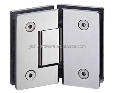 China Square rounded 135 degree glass to glass shower hinge for sale