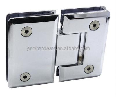 China 180 degree zinc alloy glass to glass  bathroom hinge shower hinge for sale