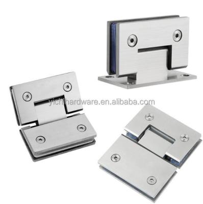 China Stainless steel 304 201 glass doo hinge satin shower hinge China factory Te koop