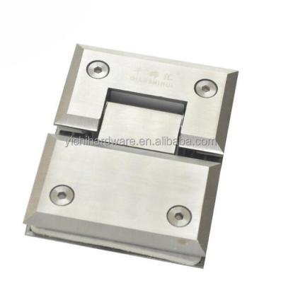 China Hotel office bathroom 180 degree glass door hinge satin shower hinge for sale