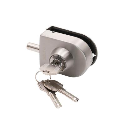 China Hot Selling Mirror Stainless Steel Spherical Door Lock Frameless Glass Doors Lock zu verkaufen